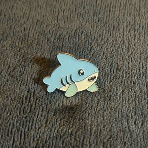 Blue Shark Enamel Pin